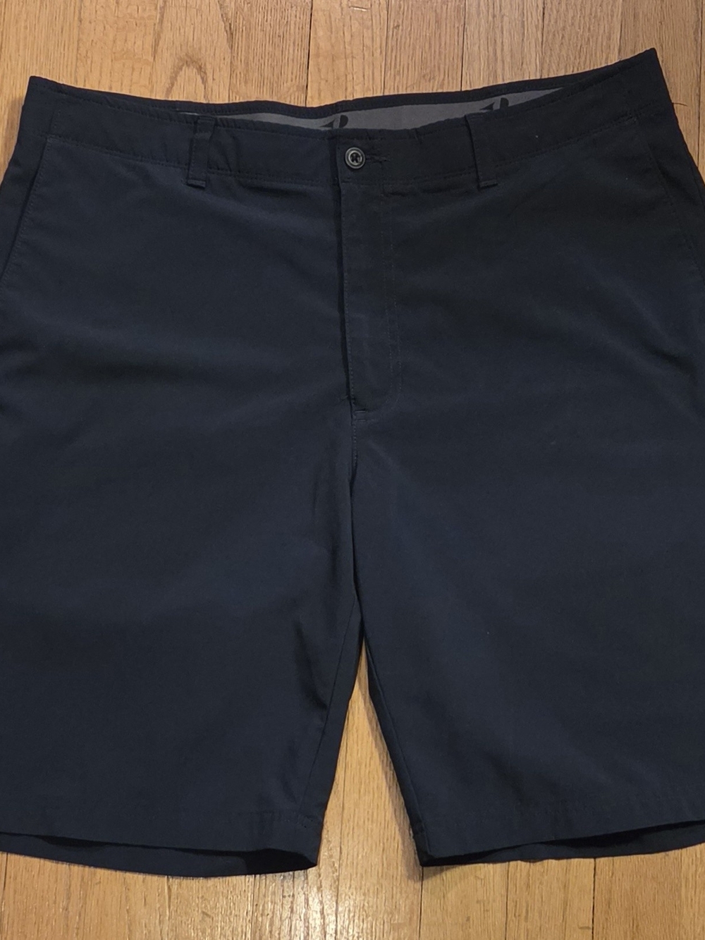 Grand Slam Men's Dark Navy Flat-Front Golf Shorts